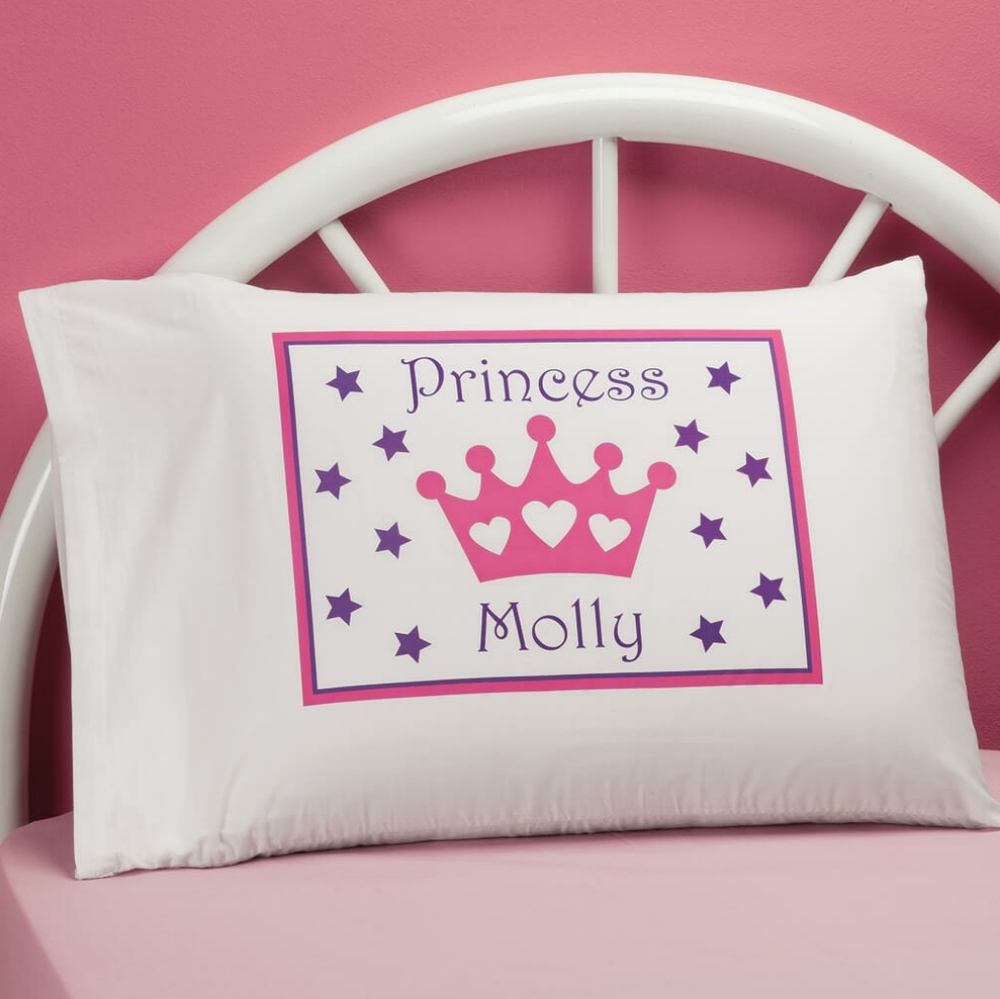 Personalized Princess Pillowcase ALYSSA or VIOLET